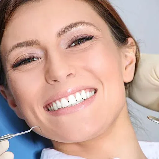 Patient reassured in the dental chair during an emergency visit